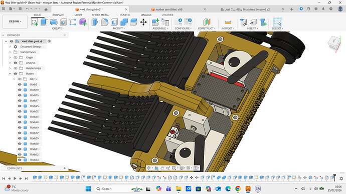 cad new servo mount