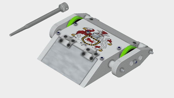 Sir Lance-a-frog v1, ready to go from CAD to reality